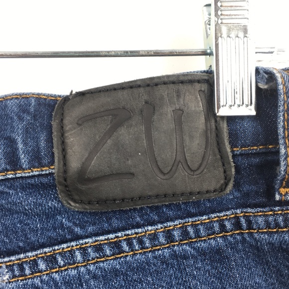 Zara Jeans Demin Collection Distressed Cropped 4 - Picture 4 of 5